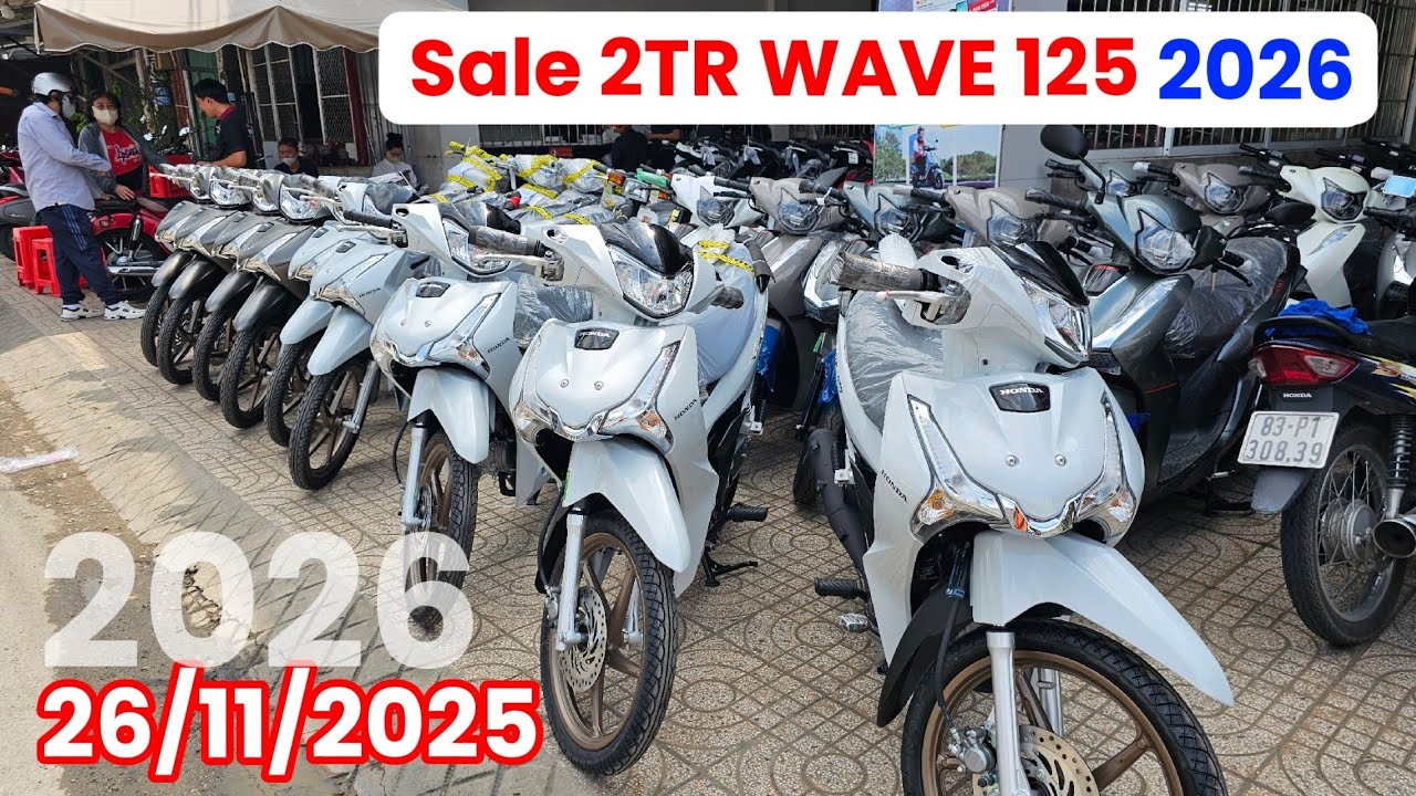 Sale 2TR WAVE 125 2026 duy nhất tại CH Mai Duyên Sóc Trăng. Khải Phạm #wave #2026 #125 #sale #125i 