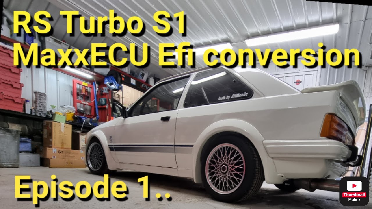 Escort RS Turbo S1 ZVH MaxxECU Conversion, Episode 1