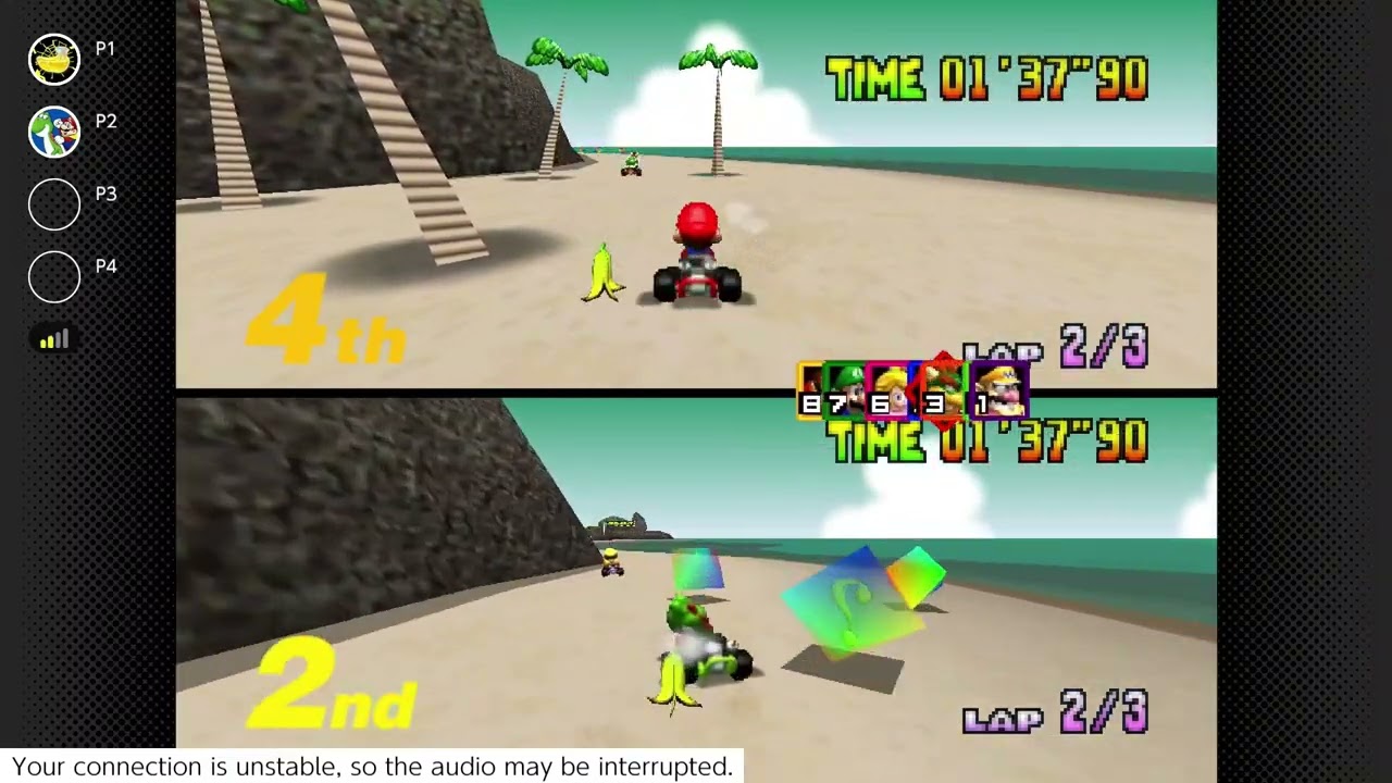 Nintendo Switch Online Mario Kart 64 with @millscoolin