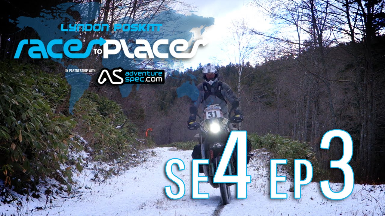 Adventure Motorcycling Documentary - Races To Places SE4 EP3 Ft. Lyndon Poskitt