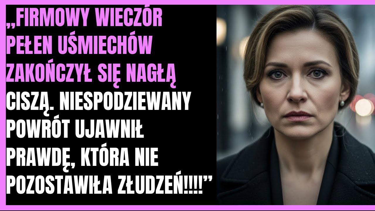 Na imprezie firmowej mąż zniknął z sekretarką — wróciłam do domu na tylnym siedzeniu…