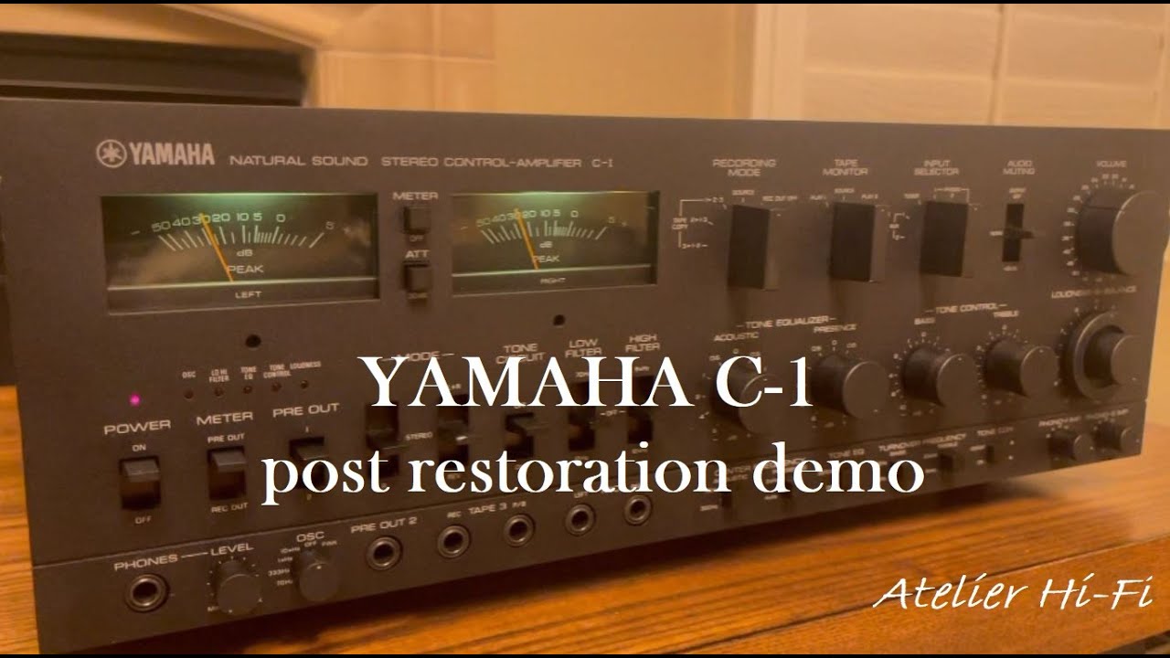 Yamaha C-1 Demo with Yamaha PX-1, Yamaha HA-1, Yamaha B-1 and Yamaha NS-2000