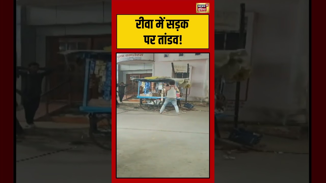 Rewa Viral Video | MP News | रीवा में सड़क पर तांडव! | #viralvideo #viralnews #shorts