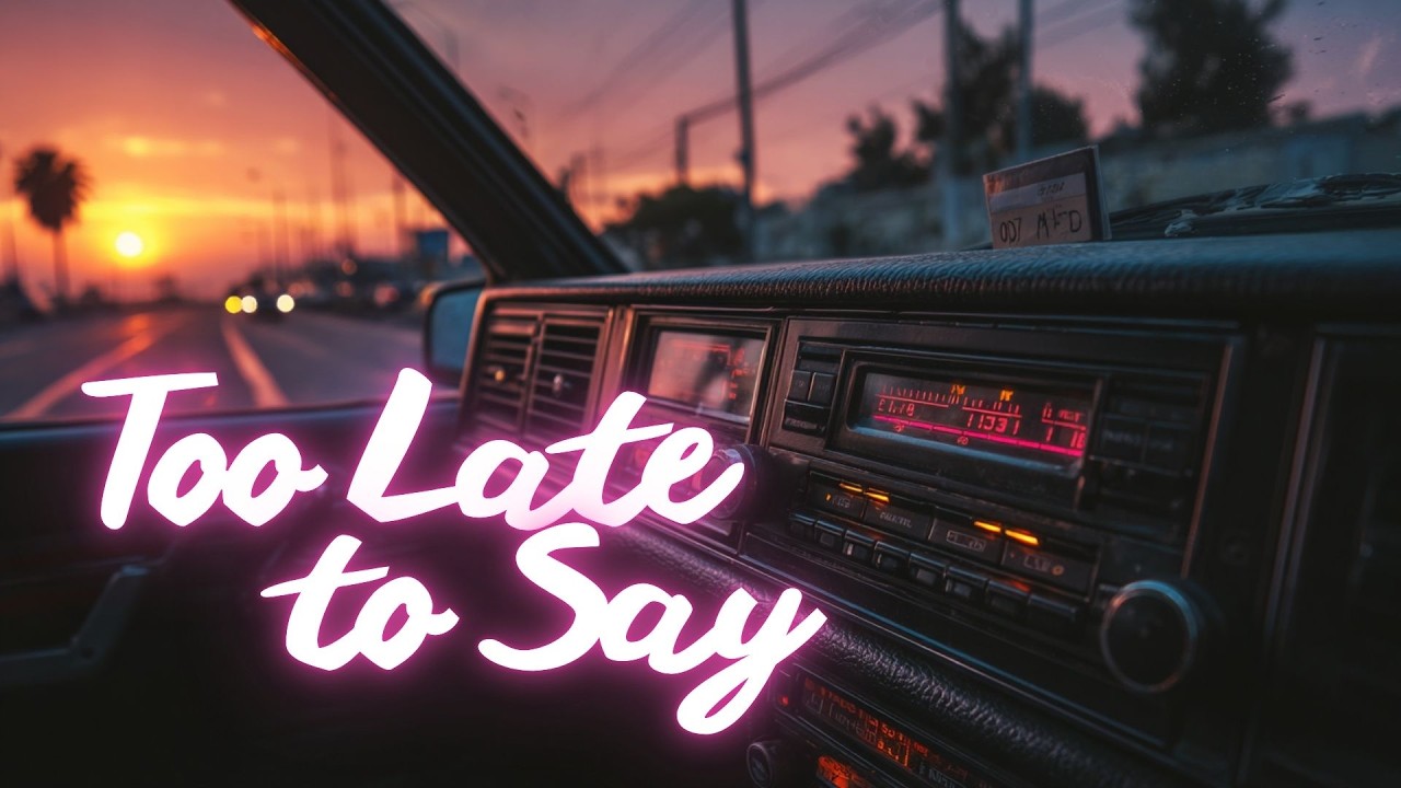 Too Late to Say - 80s Power Ballad for Night Drives [Nightroute 88 FM]