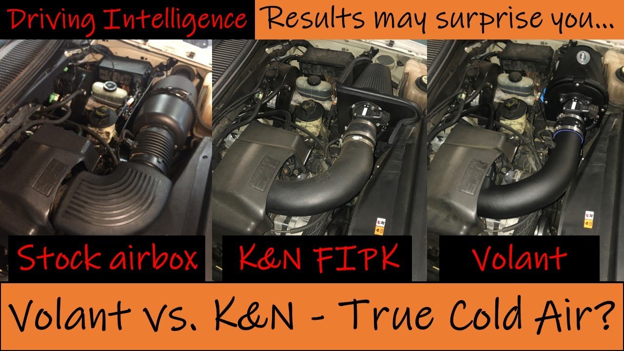 Are Cold Air Intake Filter Systems Worth It? Volant vs K&N: True Cold Air? Results may surprise you