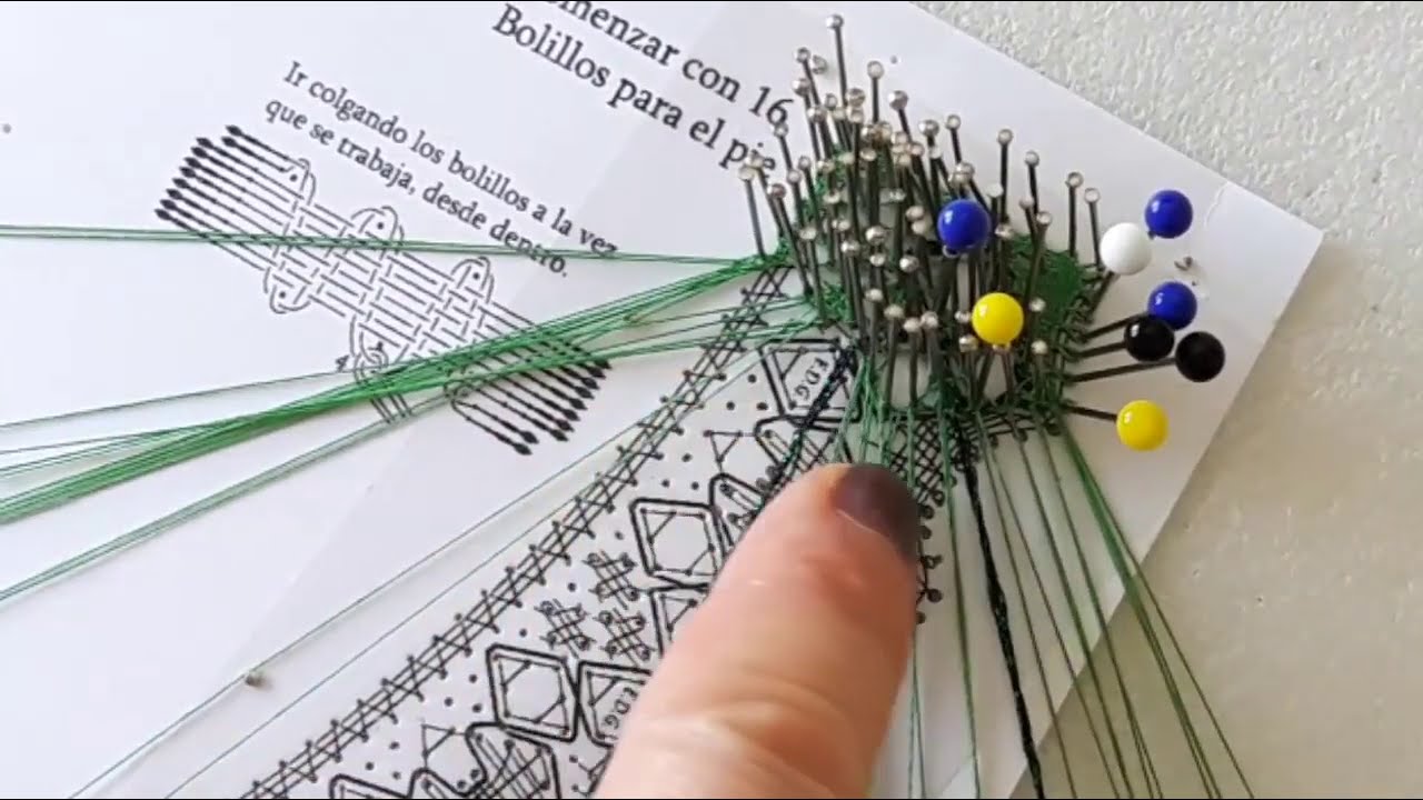 03 Abanico 47 mini Maxbolillos: 🙈 Reseguido, punto de filigrana y media onda