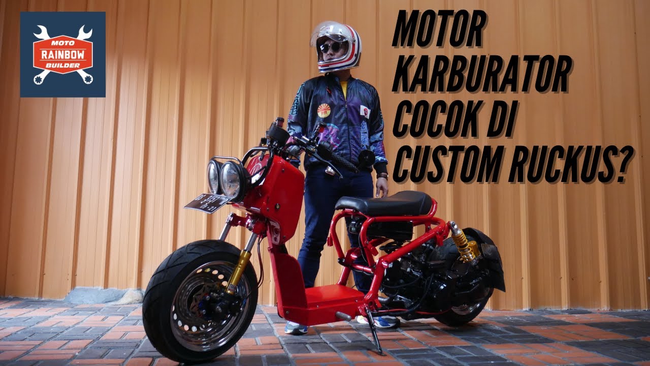 Motor Karburator Apakah Cocok Jadi Bahan Custom Konsep Ruckus?