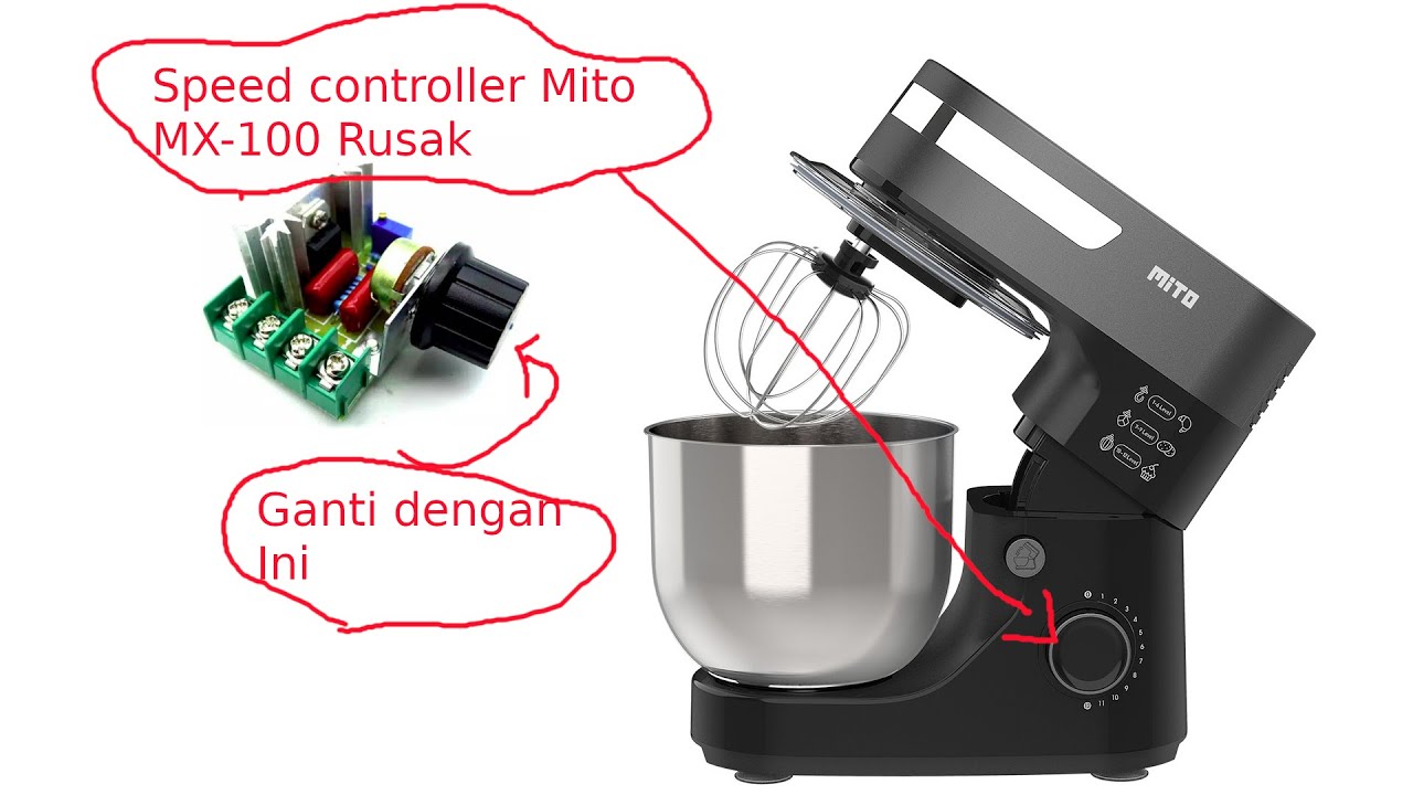 perbaiki speed controller mixer MITO MX-100