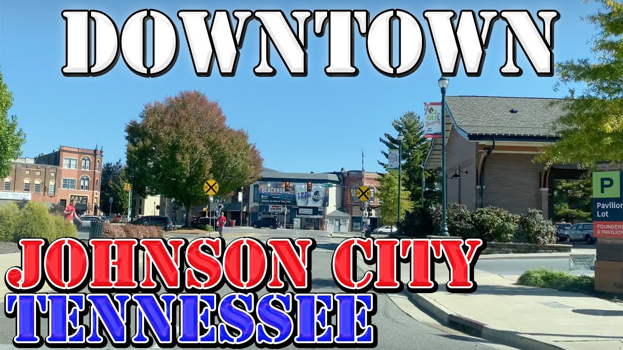 Johnson City - Tennessee - 4K Downtown Drive
