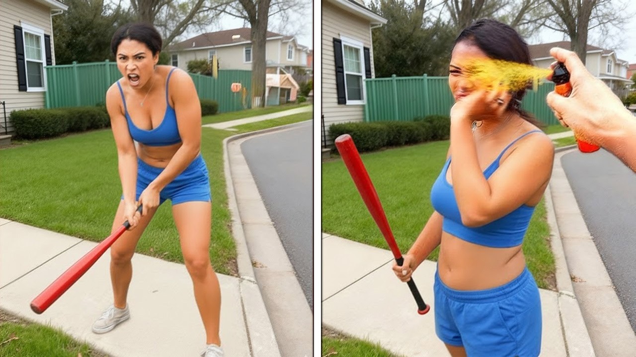 When Crazy People Get OWNED With Pepper Spray!