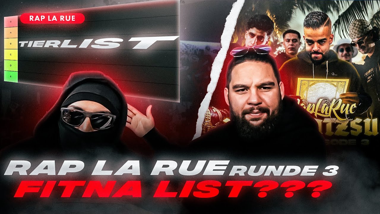 RapLaRue Tierlist wer schafft es is die Playlist? SUKH CESS VS BIGCHAMP l Scorpion Stream l RLR
