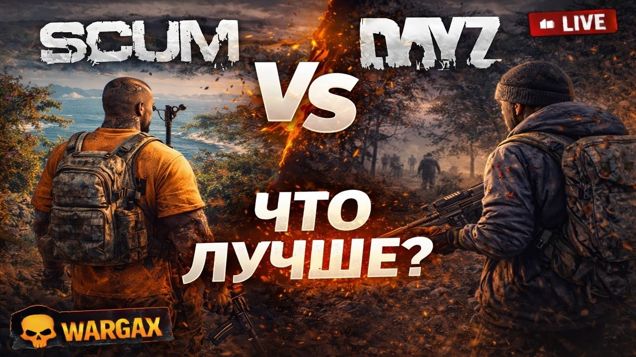 SCUM vs DayZ — какая выживалка жестче? Тест в реальном геймплее