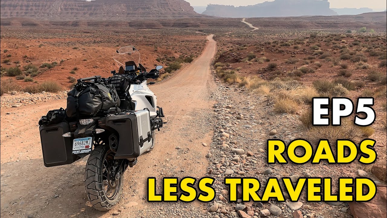 Utah Motorcycle Trip - EP5: Valley of the Gods & Moki Dugway