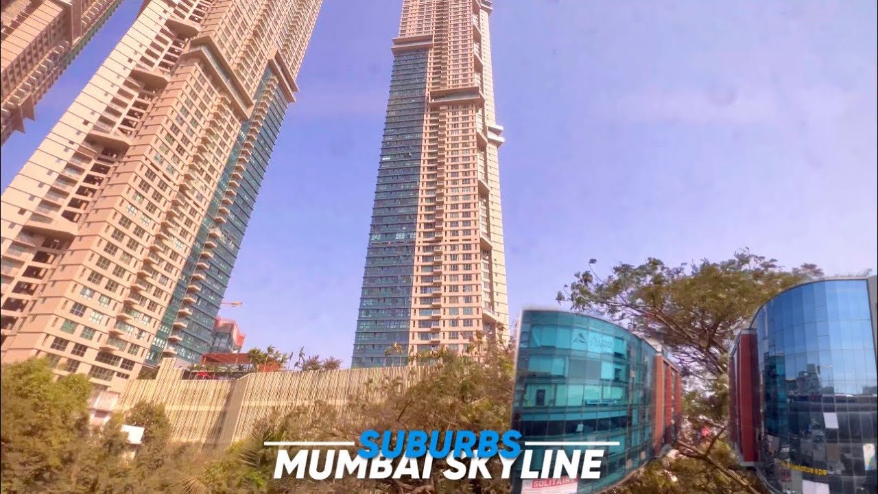Mumbai Skyline & Slums - 2023 | Contrasting Views Of Mumbai Suburbs