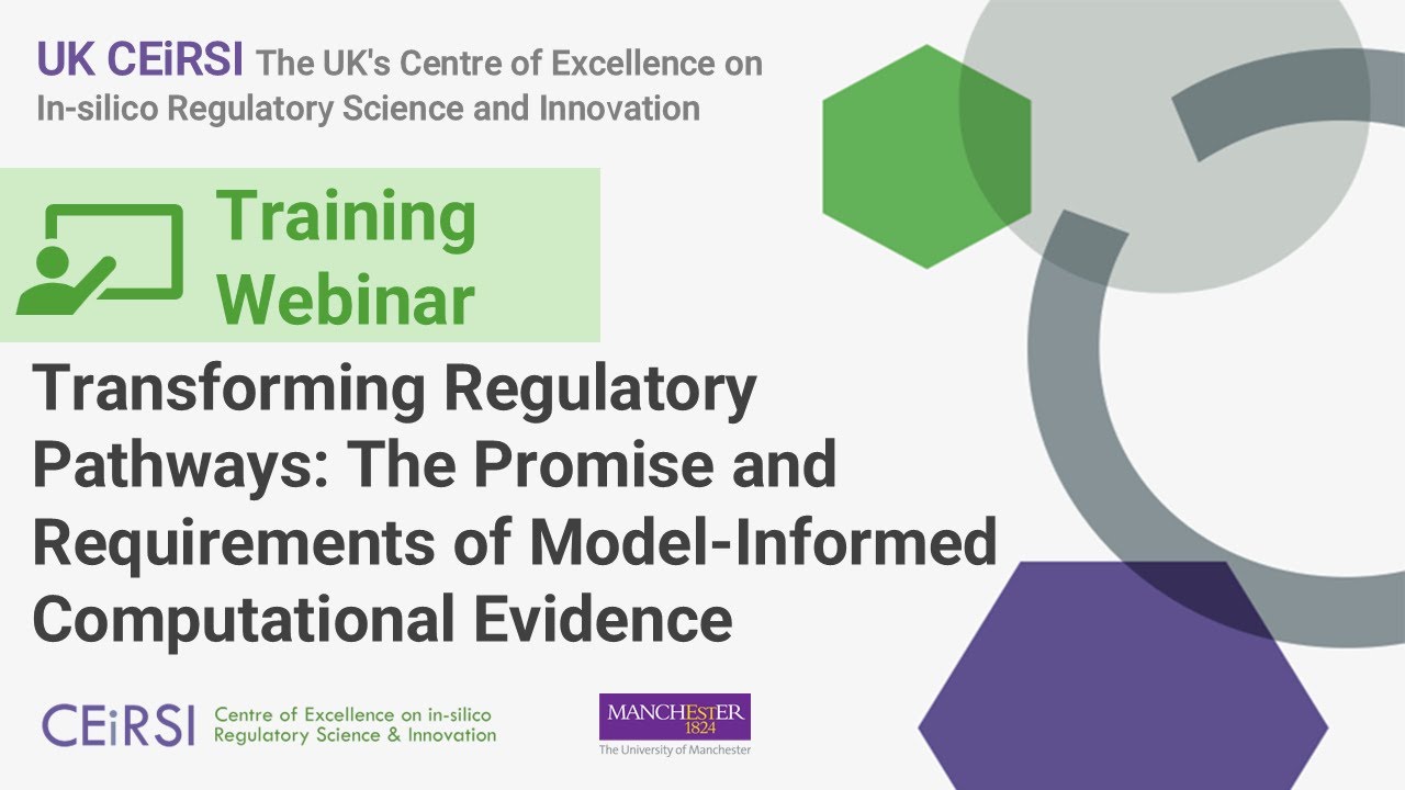 UK CEiRSI Training Webinar: Transforming Regulatory Pathways