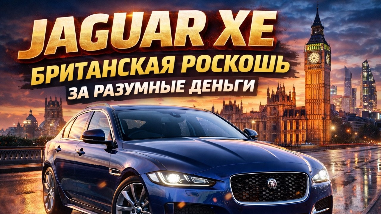 Jaguar XE — британская роскошь за разумные деньги