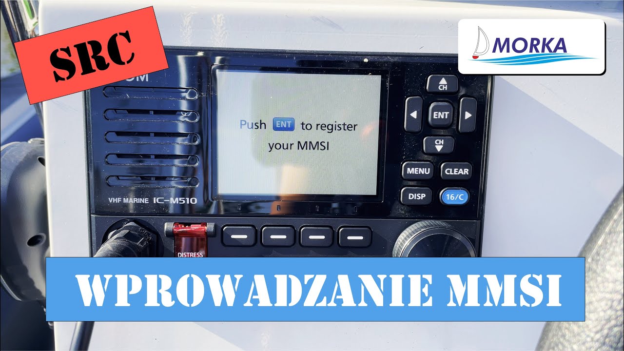 Wprowadzanie numeru MMSI do radia. #radiooperatorSRC odc.13