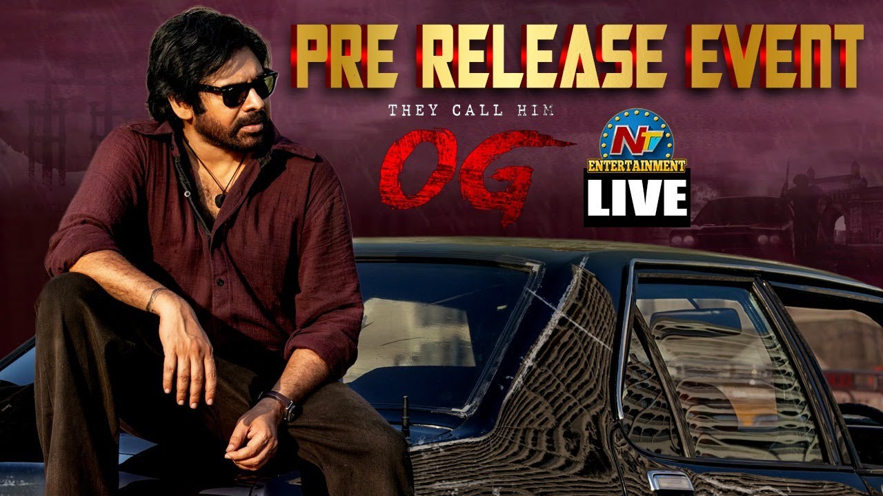 #OG Pre Release Event LIVE | Pawan Kalyan || NTVENT