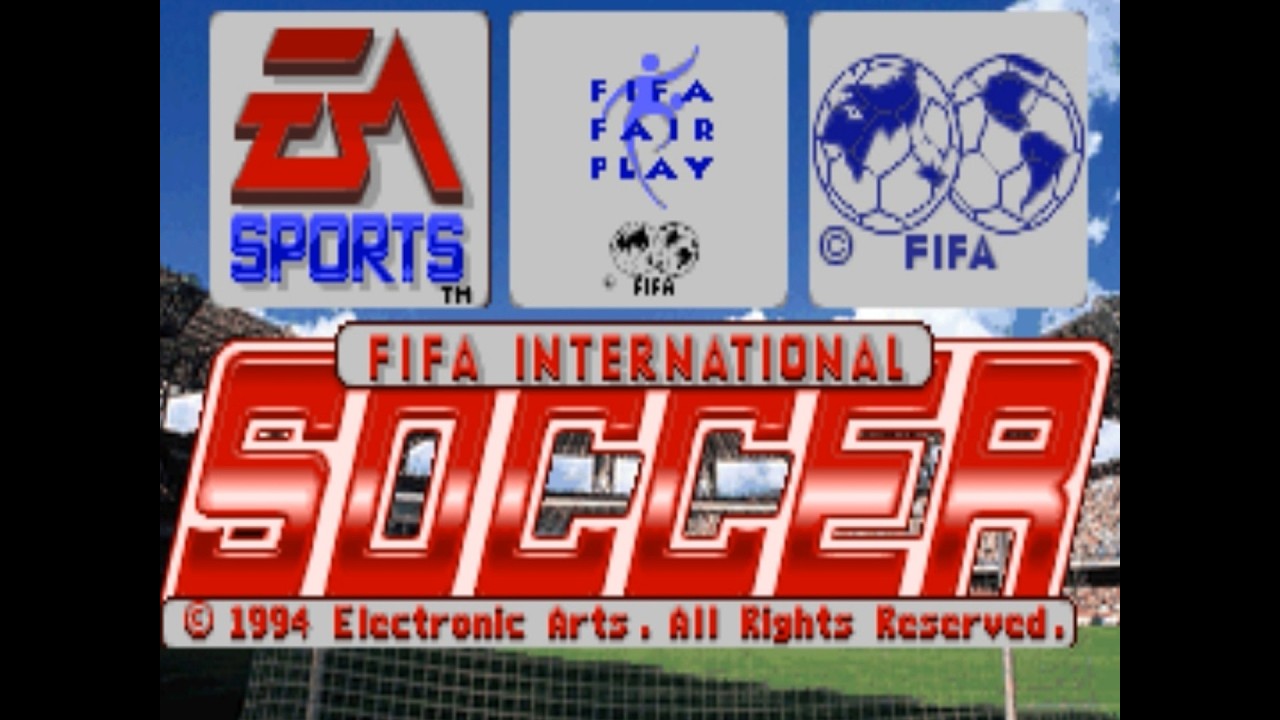 FIFA International Soccer 94(1993)-Play Offs-EA SPORTS Team