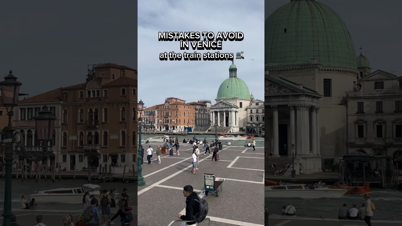 Mistakes to avoid at Venice train stations ❌ #travelmistakes #venice #venezia #mestre #italytravel