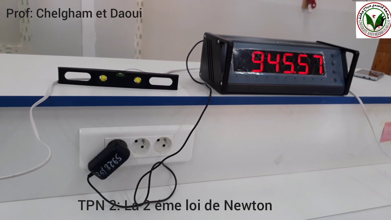 TP physique I - La 2ème loi de Newton, partie 2