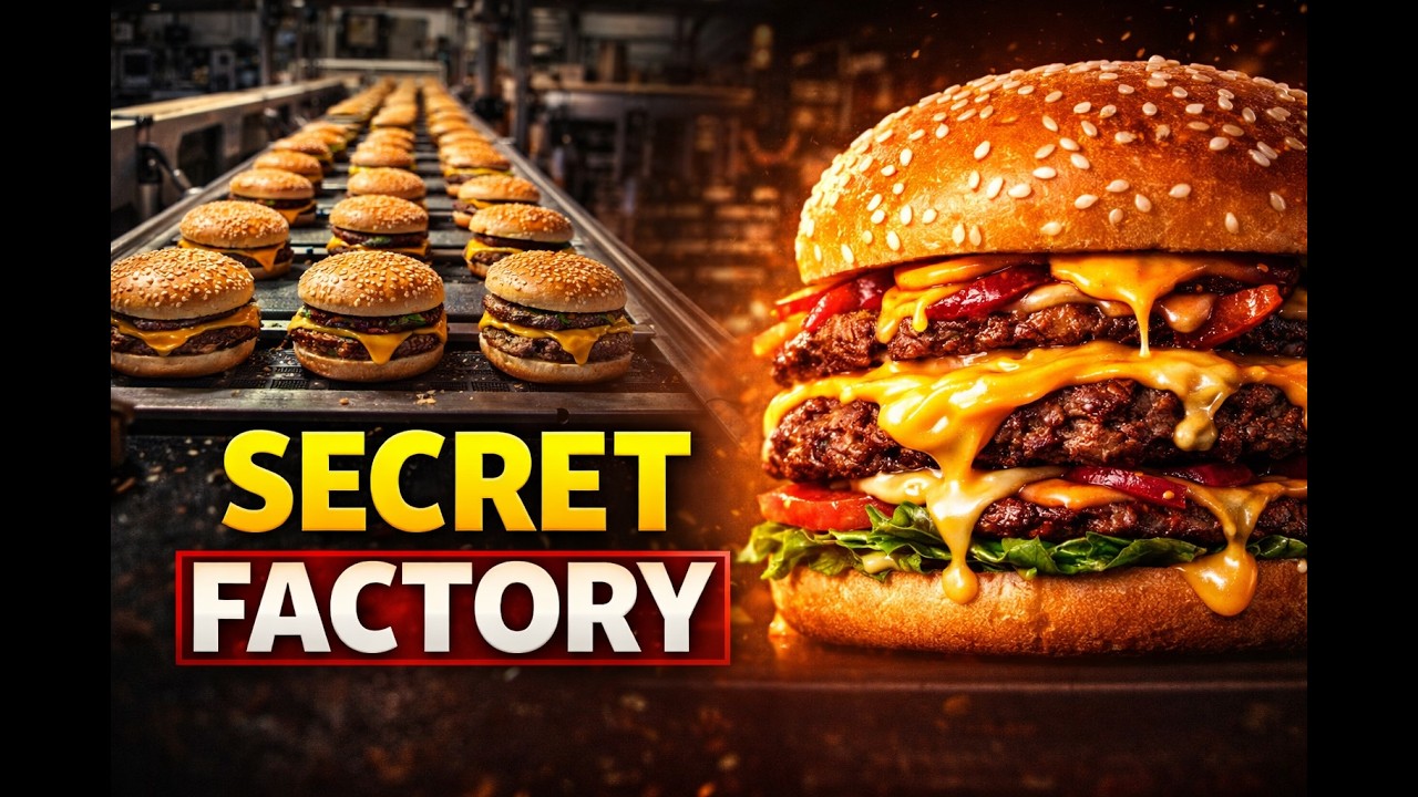 Inside the McDonald’s Hamburger Factory – (Full Process)