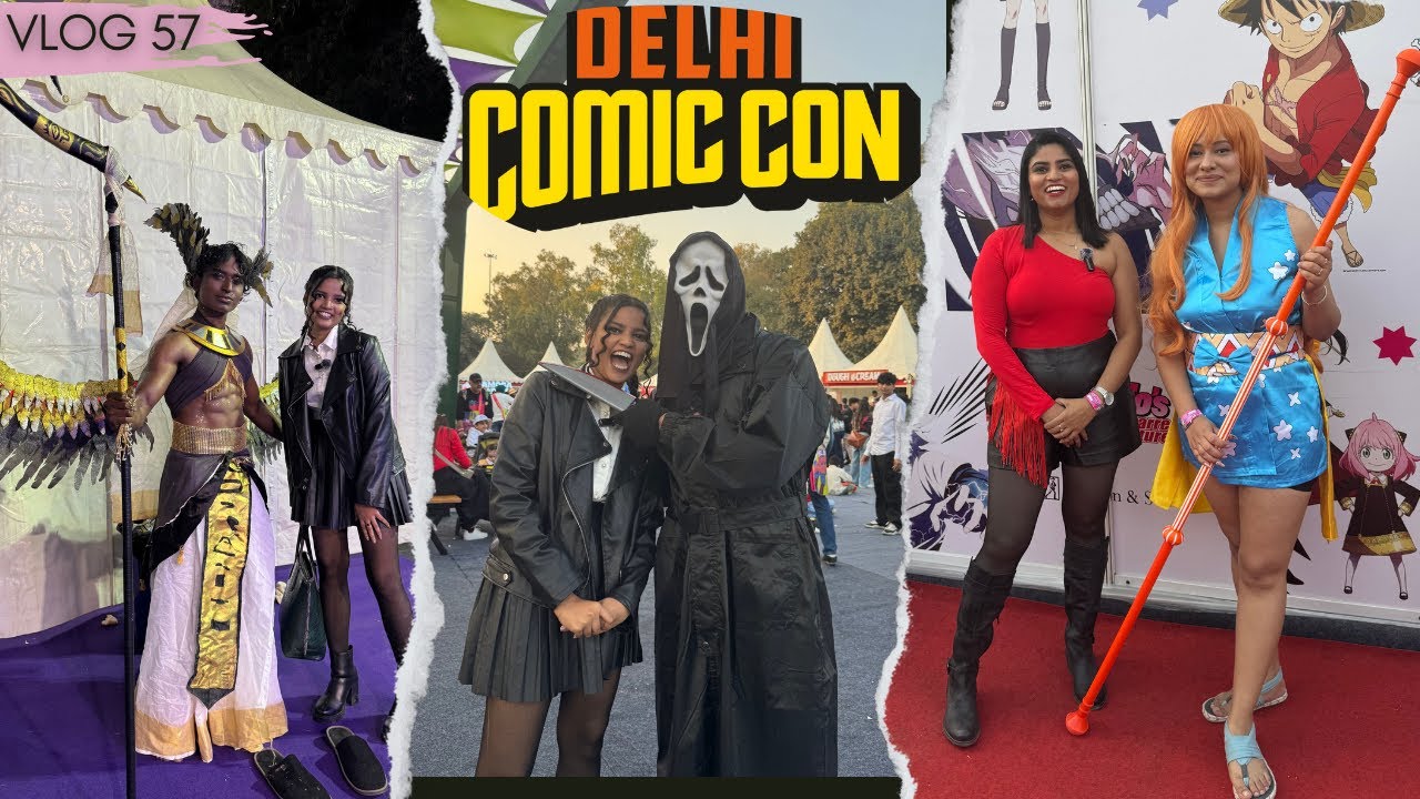Comic Con delhi 2024 || Comic & Cosplayers || 2024 ||