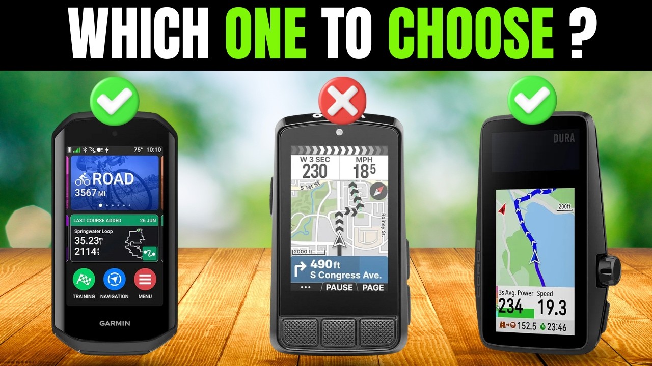 ✅ 7 Best GPS Navigation Bike Computers [2026] 🚴 Road, Mountain & Triathlon Cycling Computer
