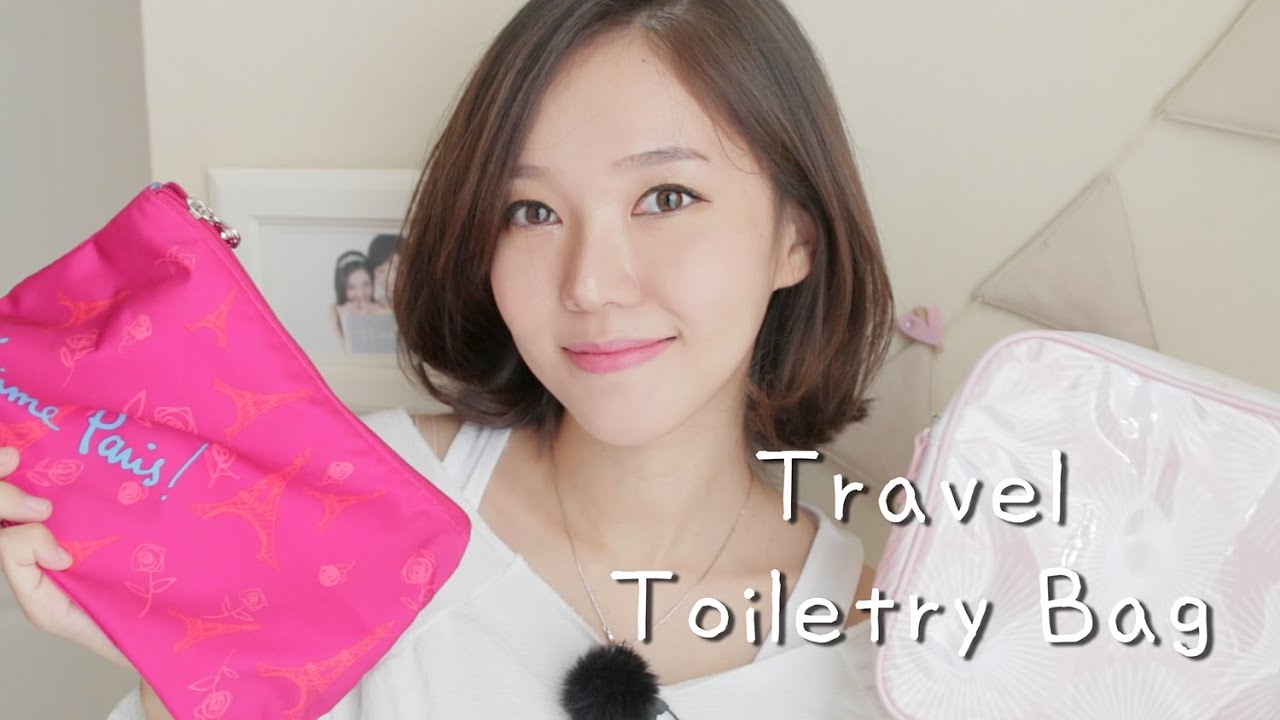 What's In My Travel Toiletry Bag? 여행가방 (스킨케어, 샤워)