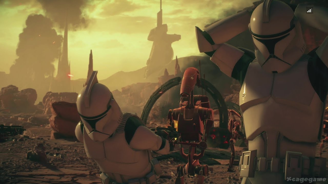 Star Wars Battlefront 2 - Battle of Geonosis Gameplay