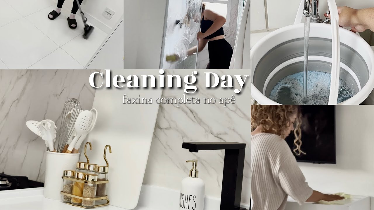 Cleaning Day 🫧🧺 faxina completa - Vou sair do apê🫣