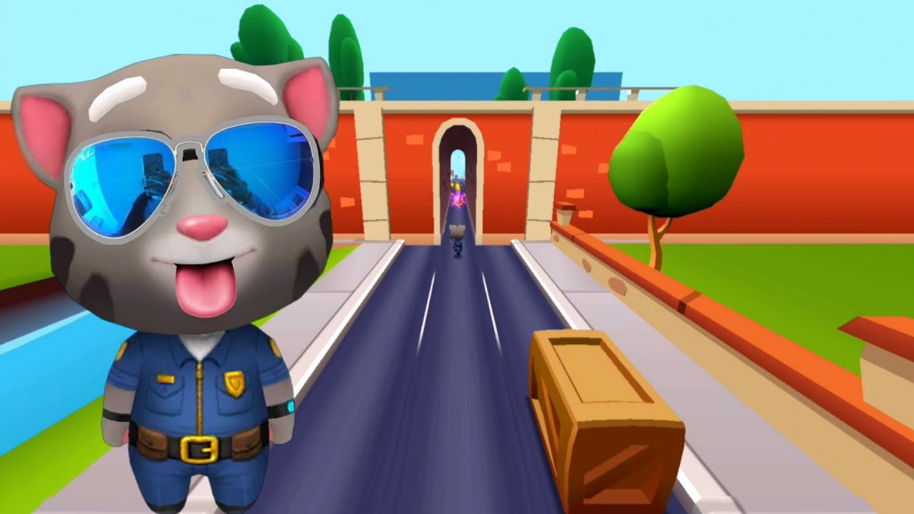 Talking Tom Gold Run Gameplay 2016 - Randomly Unlock Police Tom - Android iOS