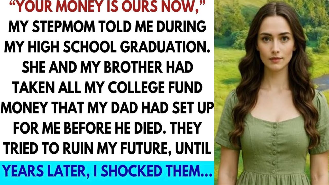 College fund stolen, she rises alone—success, family, and quiet revenge prove them wrong.