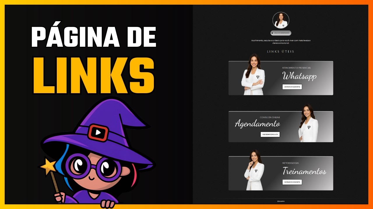 Como criar PÁGINA DE LINKS no Wordpress Elementor | Estilo Linktree 2026