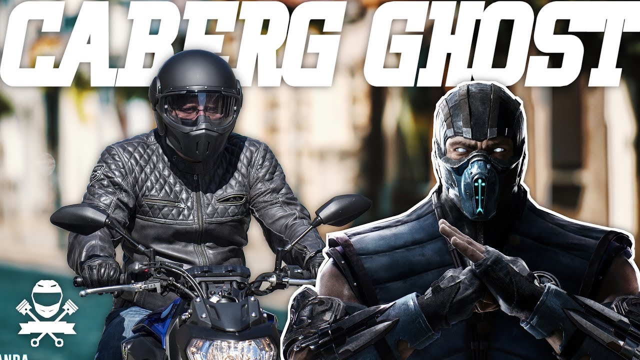 Caberg Ghost - Kask niczym Maska z Mortal Kombat! Dla tych z Czarnym Charakterem.