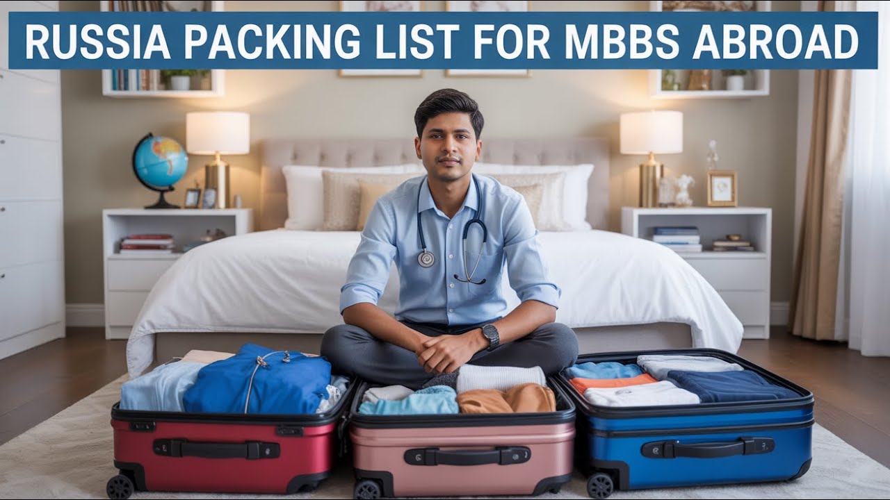MBBS Abroad Packing Tips for Russia | What to Carry and What to Skip | lagguge packing list