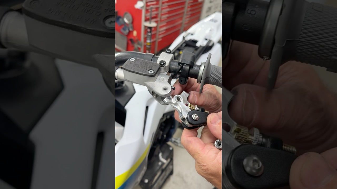 Clutch lever 🤗 #dirtbike #motorcycle