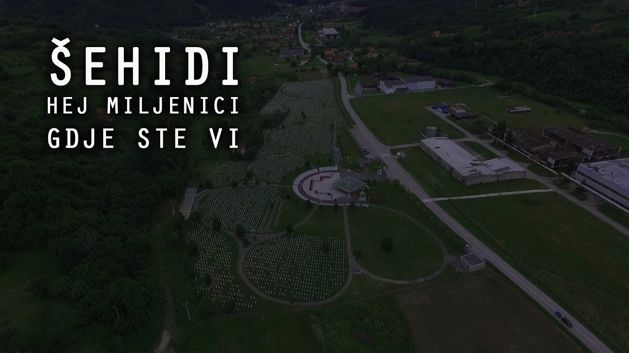 Memorijalni centar Potocari - Srebrenica - 2016 - Snimci iz zraka - Sehidi - Hafiz Aziz Alili