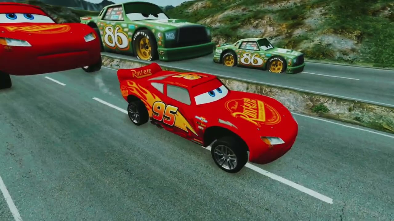  🚗Big & Small 🚙McQueen Multi Wheels VS TrainBeamNG.drive• Big & Small McQueen Mu...  ​Welcome to a््