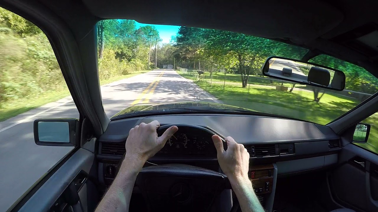 1992 Mercedes Benz 300D 2.5 Turbo POV Driving Video including WOT acceleration