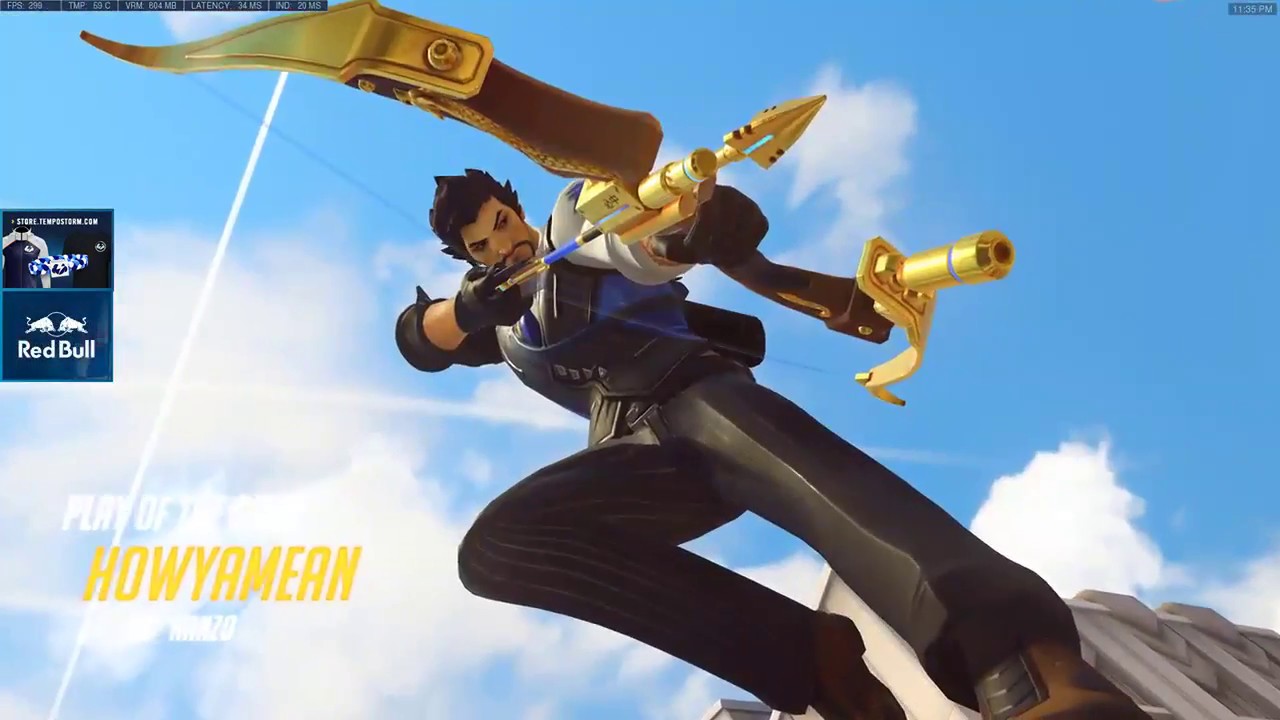 Overwatch Hanzo God Wraxu Is Back With 60 Elims  -POTG-