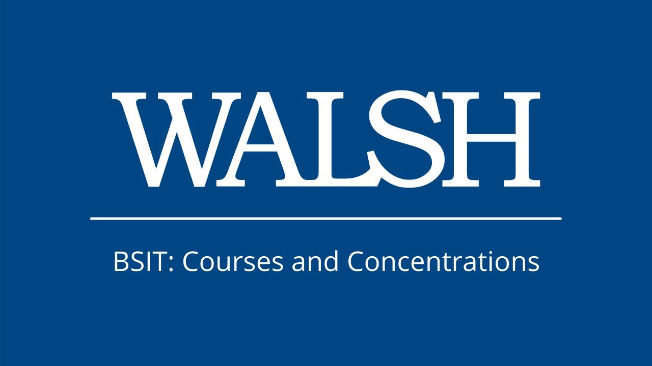 What Courses and Concentration are Available in the Bachelor of Science in Information Technology?