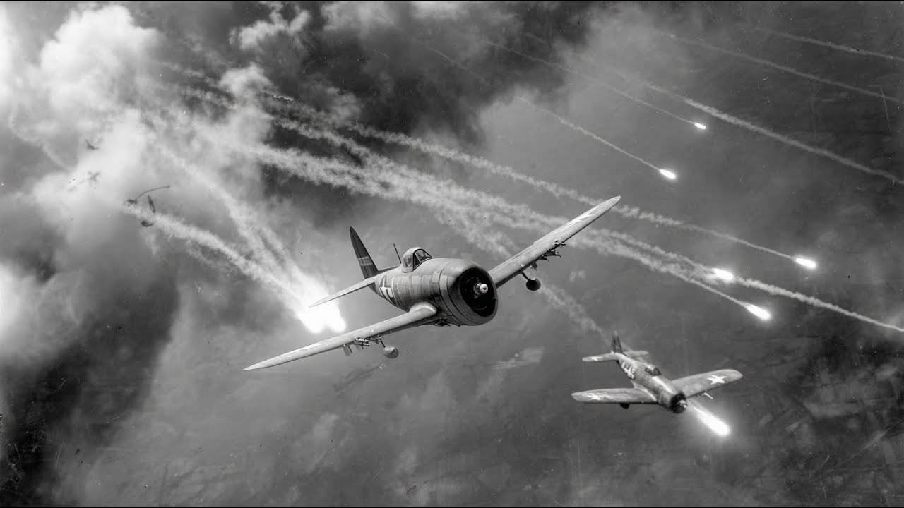 Saksalaiset lent&auml;j&auml;t nauroivat &ndash; kunnes Thunderbolt pudotti heid&auml;t taivaalta