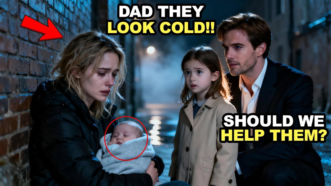 SEEING A MOM AND BABY ON THE SIDEWALK, A BILLIONAIRE’S DAUGHTER ASKS HER DAD THE UNTHINKABLE