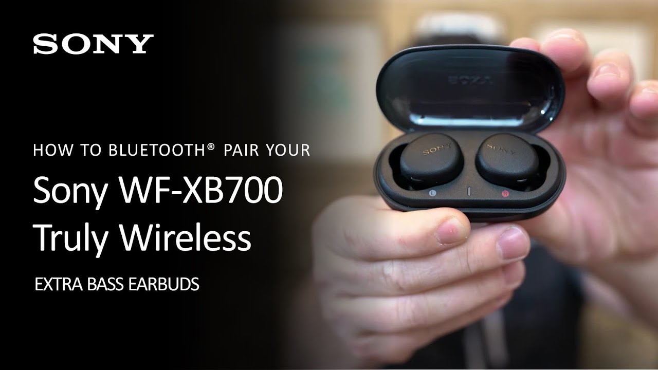 Sony | Как подключить WF-XB700 к мобильному устройству по Bluetooth®
