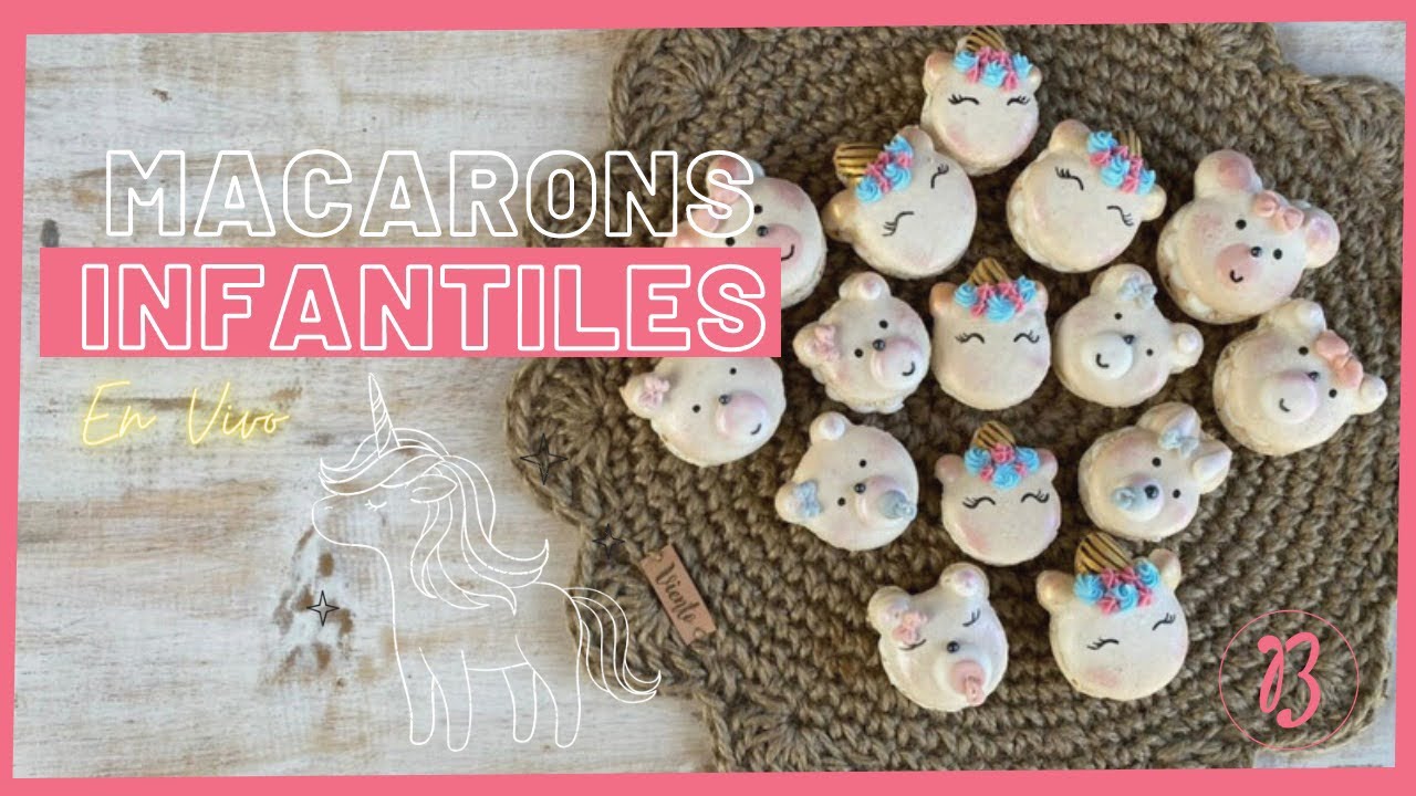 Macarons con Temática Infantil 🦄 [Paso a Paso]