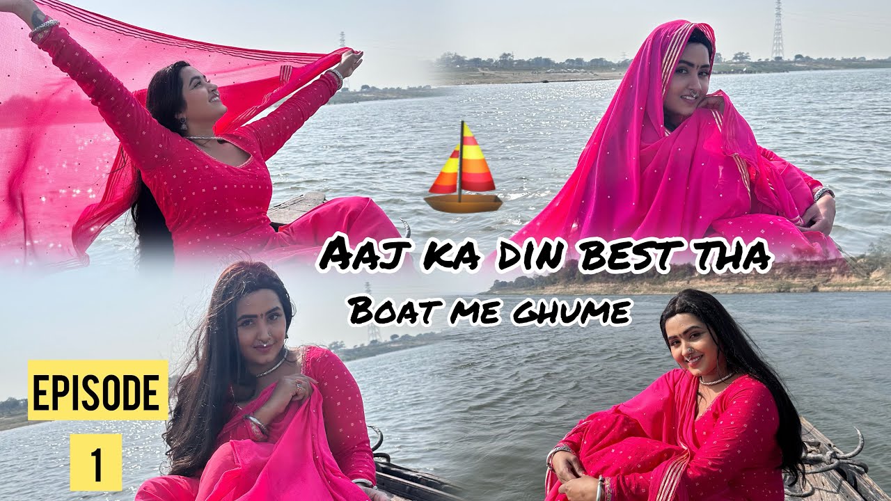 Episode 1 ye bahot bada tha isliye 🤪🤪🤪 Ganga ghat par 🛶