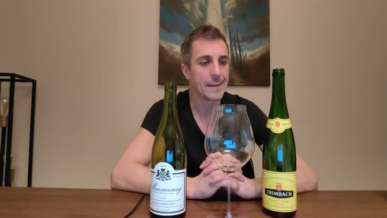 degustacja Pinot Noir Trimbach Reserve 2016 i Domaine Joseph Roty 2016