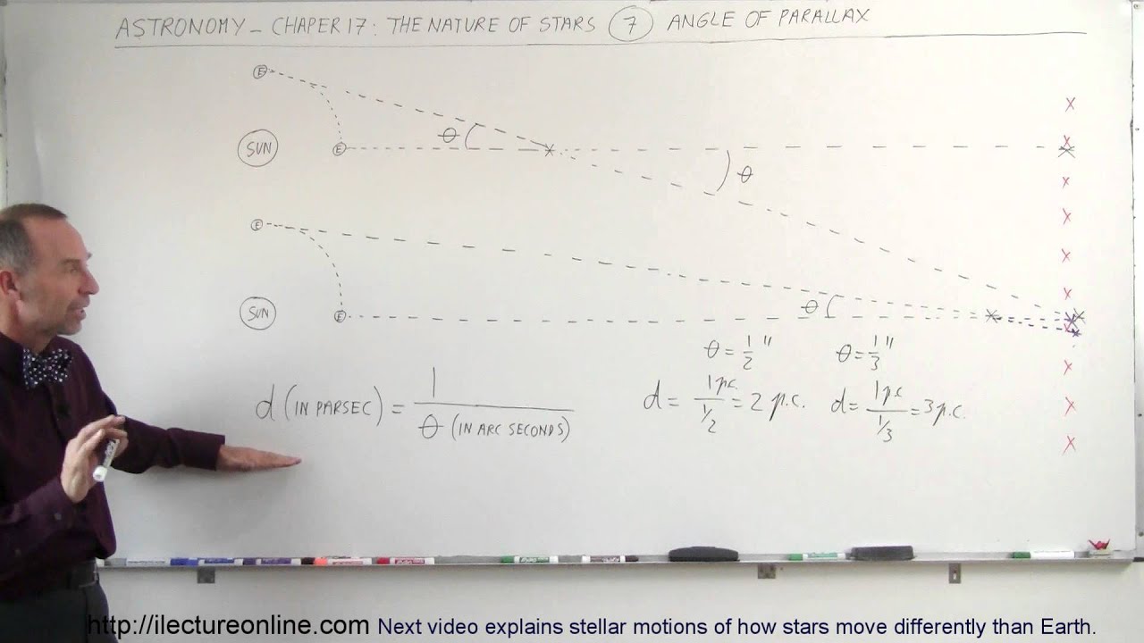 Astronomy - Ch. 17: The Nature of Stars (7 of 37) Using Angle of Parallax to Find Distances