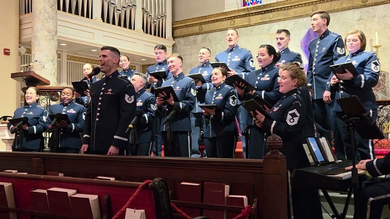 U.S. Air Force Band Singing Sergeants @ St. John's Church, D.C. 